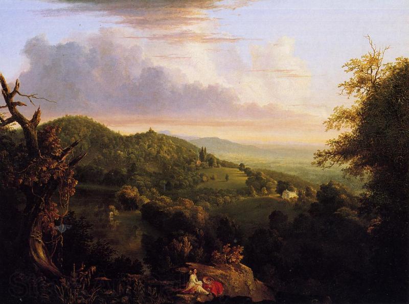 Thomas Cole View of Monte Video, Seat of Daniel Norge oil painting art